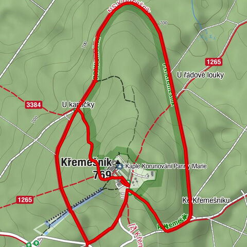 Hotel Křemešník - Křemešník - Kaple sv. Jana Křtitele - Sázava pod Křemešníkem