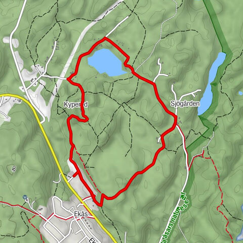 Hestrastugan (blaue Strecke)