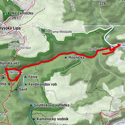 Jetřichovice u Děčína - U starého mlýna - Mlýnský kámen - Mlynařík