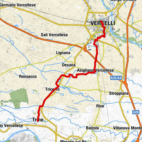 Devoto Cammino dei Sacri Monti | Cammino Eusebiano / Tappa 2 Trino Vercellese-Vercelli