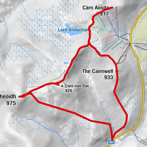 Perth and Kinross - The Cairnwell - Càrn Aosda - Càrn a' Gheòidh