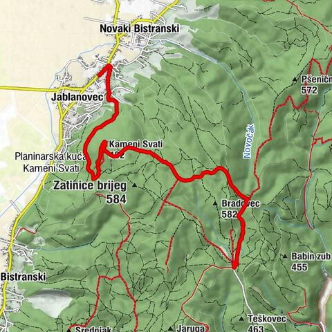 Kapela svetog Ivan Krstitelj - Planinarska kuća Kameni Svati - Kameni Svati - Gradska četvrt Podsused - Vrapče