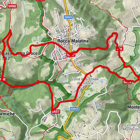 Guiglia - Madonna dei Sassi - Sasso della Croce - Pugnano
