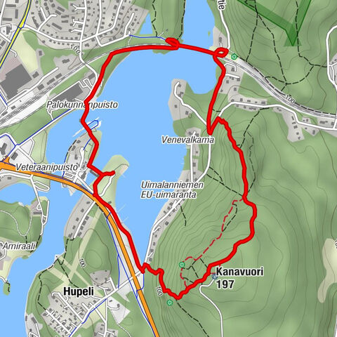 Jyväskylä - Etu-Kanavuori - Kanavuori