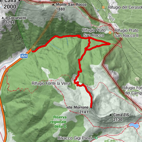 Borgorose - Rifugio Fonte la Vena - Monte Morrone