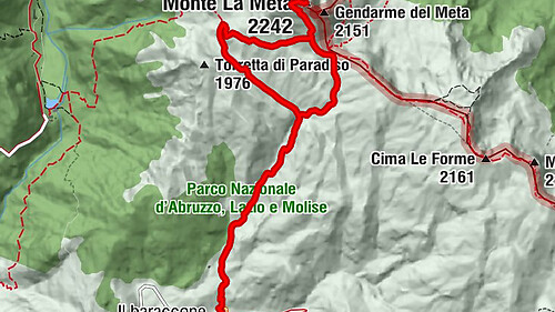 Il baraccone - Passo dei Monaci - Monte La Meta