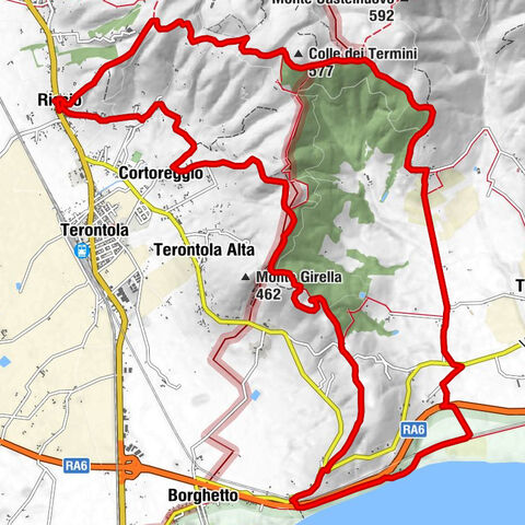 Cortona - Riccio - Sanguineto - Monte Gualandro