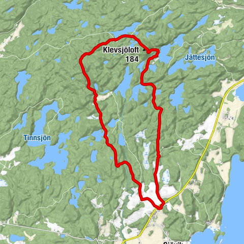 Östads distrikt - Klevsjöloft - Ljusevatten - Östad kyrka