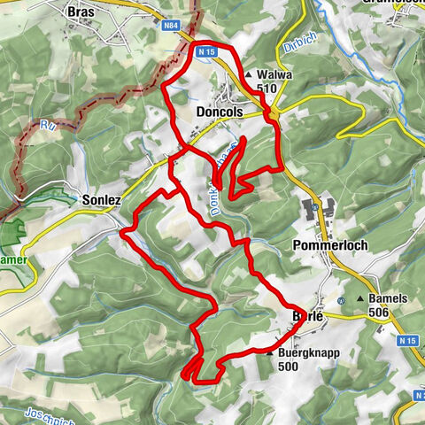 Saint-Blaise - Buergknapp - Saint-Gangulphe - Walwa