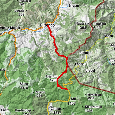 Baztan - Argintzu - Lohiluze - Elizondo