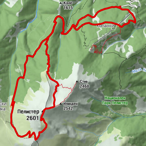 Магарево - Пелистер - Планинарски дом Широка - Копанки