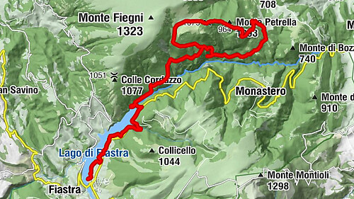 San Lorenzo al Lago - Buco dell'Istrice - Caverna VI del Lago Fiastrone - Monte Petrella