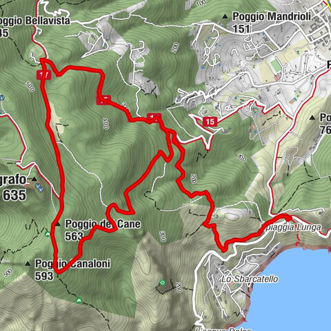 Monte Argentario - Poggio del Cane - Buca dell'antenna