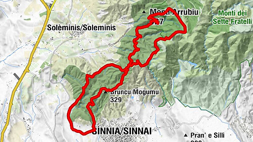 Sìnnia/Sinnai - Is Landireddus - Chiesa di Sant'Isidoro - Bruncu Mogumu