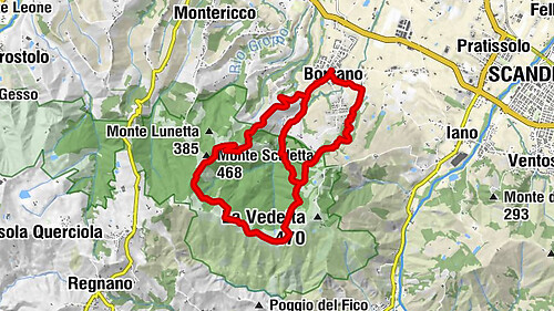 Borzano - Casa Luisa - Chiesa della Beata Vergine Maria - Monte Scaletta