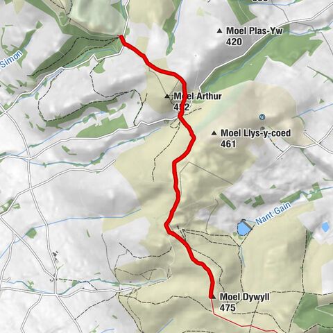 Cilcain - Moel Dywyll