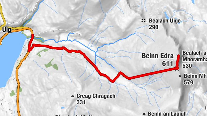 Highland - Sheader - Bealach a' Mhoramhain - Beinn Edra