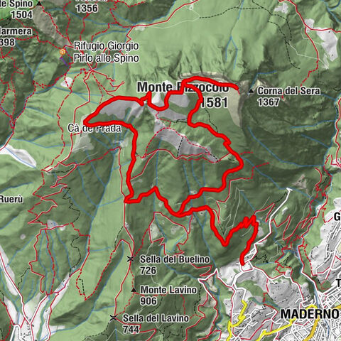 Sanico - Monte Pizzocolo - Dosso le Prade - Cà de Prada