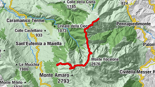 Rifugio Bruno Pomilio - La Maielletta - Monte Tre Portoni - Rava del Ferro