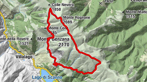 Trattoria La Ciminiera - Frattura - Monte Rognone - Monte Genzana