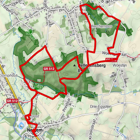 Neigem - Sint-Margarethakerk - Onze-Lieve-Vrouwkapel Bevingen - Nellekensberg