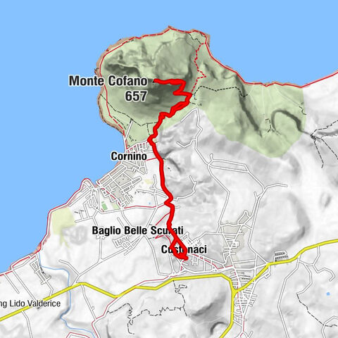 Custonaci - Monte Cofano - Santuario Maria Santissima di Custonaci - La villa