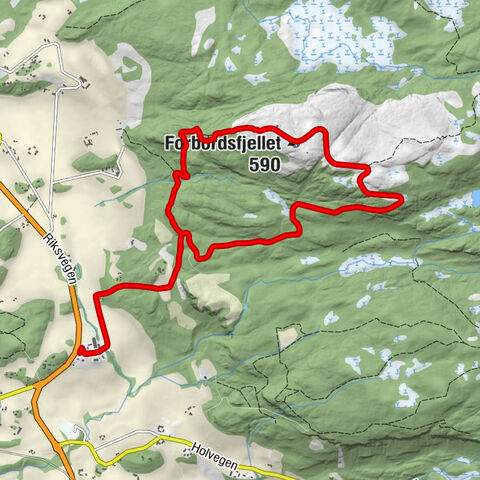 Stjørdal - Berget - Forbordsfjellet