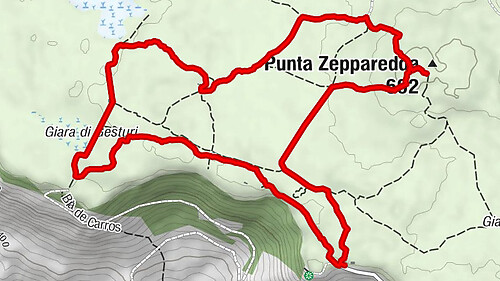 Tuili - Punta Zepparedda