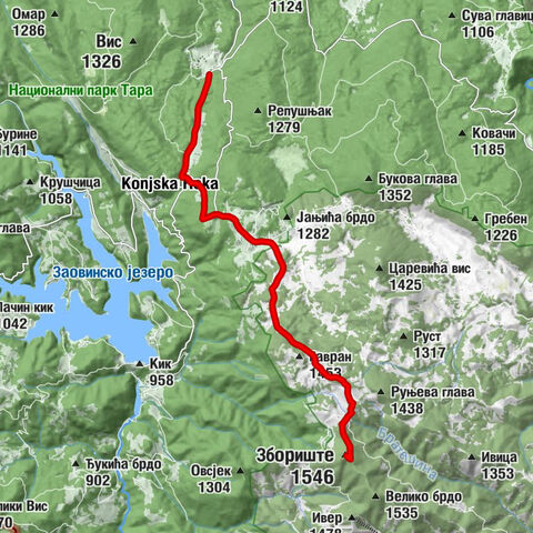 Коњска Река - Код Бана - Црква светог кнеза Лазара - Збориште