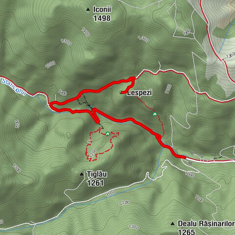 Izvorul Stanciului - Cascada Vălul Miresei - Lespezi