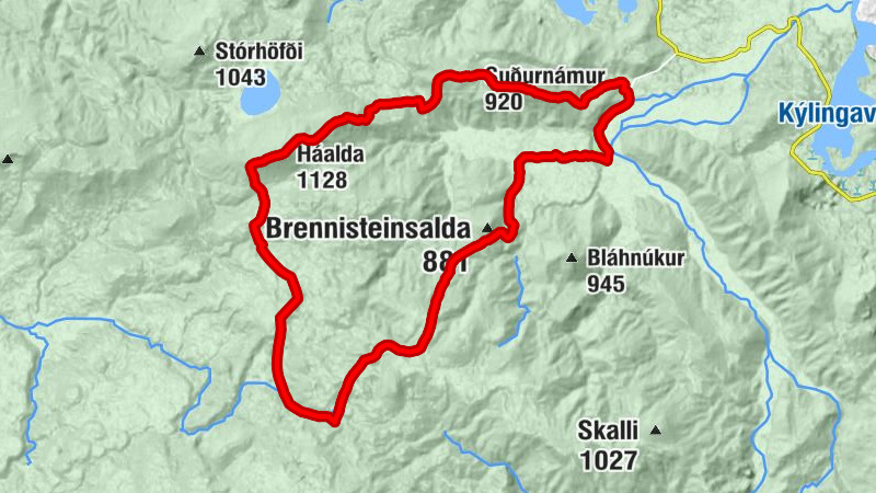 Rangárþing ytra - Suðurnámur - Háalda - Landmannalaugar