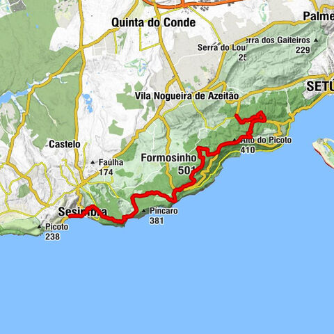 Setúbal (São Julião, Nossa Senhora da Anunciada e Santa Maria da Graça) - Castelo dos Mouros - Formosinho - Sesimbra