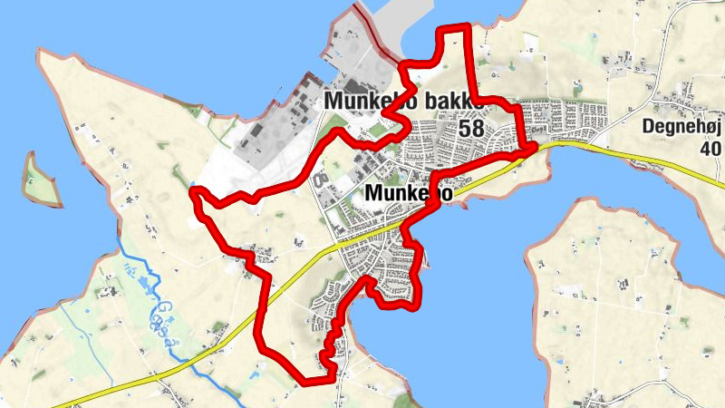 Munkebo - Stenlund Huse - Munkebo bakke - Munkebo Kro