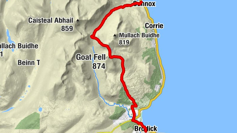 Sannox - North Goatfell - Goat Fell - Arran Free Church of Scotland
