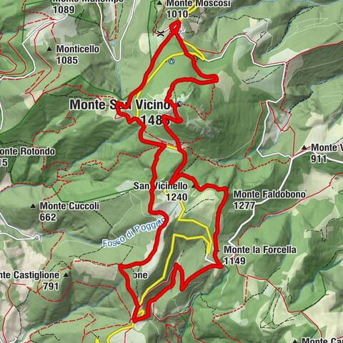 Pian dell'Elmo - Monte San Vicino - Monte San Vicinello - Monte Faldobono