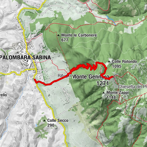 San Polo dei Cavalieri - Monte della Cisternola - Monte Gennaro - Palombara Sabina