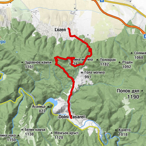 Лозен - Лалина могила - Св.вмчк.Георги Победоносец - Долни Пасарел