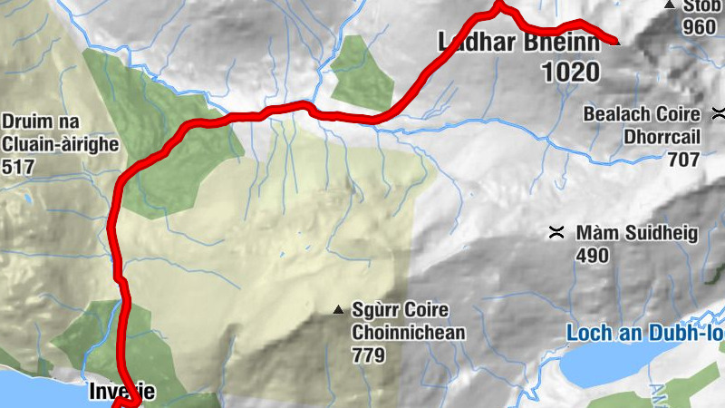 Inverie - Folach - Ladhar Bheinn
