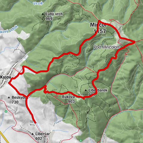 Bačovská koliba - Farma Kamenica - Chrám Narodenia Presvätej Bohorodičky - Minčol - Buková