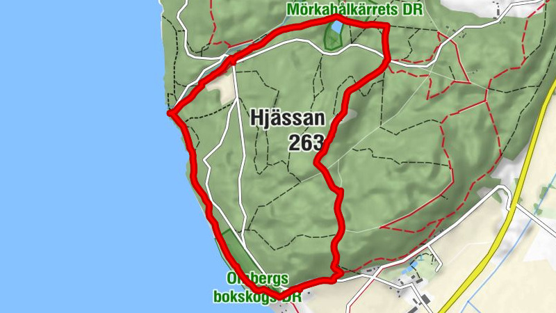 Västra Tollstad - Stocklycke hamn - Hjässan