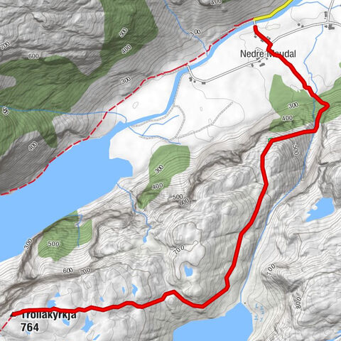 Gjesdal - Nedre Maudal - Trollakyrkja