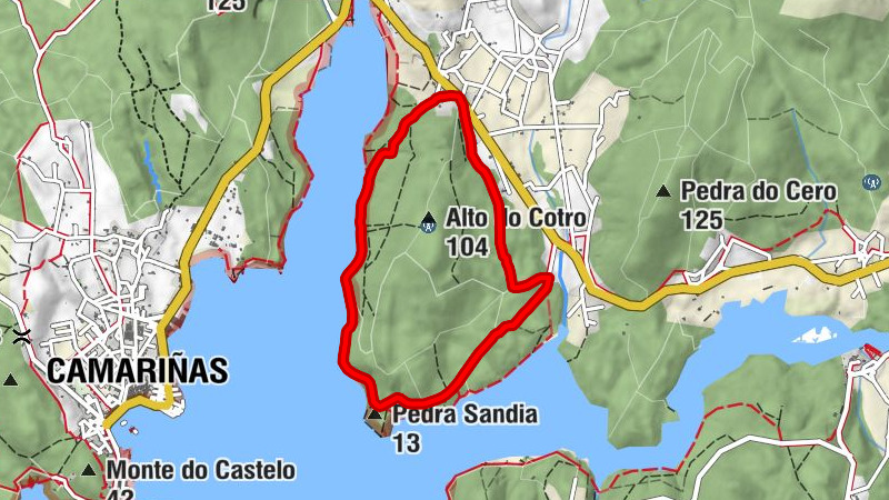 Xaviña - Pedra Sandia - O Cruceiro - Telleiro
