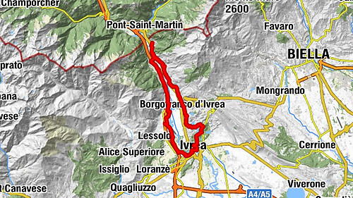 IVREA Anello Ivrea - Carema