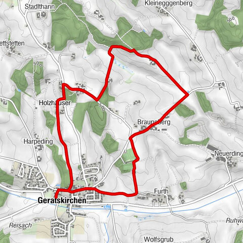 Geratskirchen - St. Martinus - Herrnholz - Braunsberg