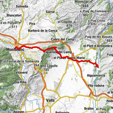 Monestir de Santes Creus - Esglesia de l'Assumpció - Roca de l'Oliva - Montblanc