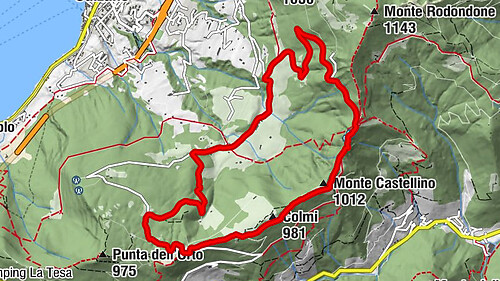 Nistisino - Rifugio Alpino Gruppo di Polaveno - Monte Castellino - Colmi