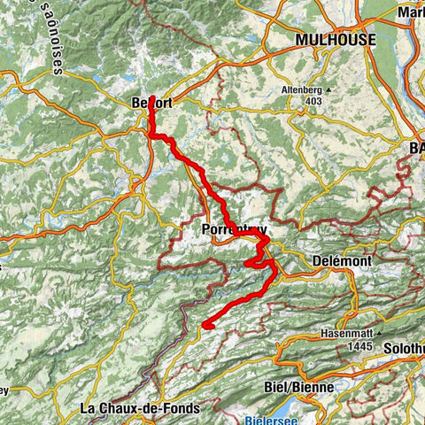 Belfort - Église Saint-Martin - St-Jean Baptiste - Restaurant de la Gare