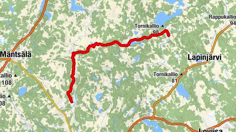 Porlammi - Myrskylä - Pukkila - Askola