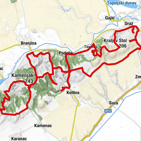 Marija Lurd svetište Popovac - Gradac - Kraljev Stol - Kamenjak