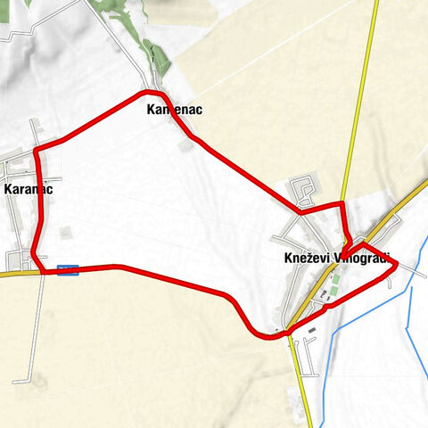 Etno-restoran Baranjska kuća - Reformatska crkva Kneževi Vinogradi - crkva svetog Mihaela arkanđela - Karanac